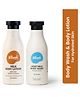 Vilvah Milk Body Combo, Milk Body Lotion 250ml + Goatmilk bodywash 250 ml