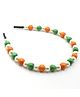 Aabacus Independence Day Theme Pearls Embellished Tiranga Designed Hair Band - Multi Colour