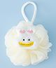 Babyhug Bath Sponge/Loofah with Ducky Applique - Beige