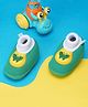 Neska Moda Butterfly Patch Detailed Slip On Booties - Green