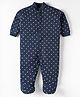 Kidi Wav Full Sleeves Polka Dots Printed Sleepsuit - Multi Colour