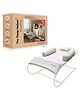 Nasobuddy Sleep Helper Baby Bed | Newborn to 2 Years (Upto 15kg) | Soothing Rocking & Calming Motion | 100% Kapok Silk Cotton (IlavamPanju) | Safe & Ergonomic Design | Includes 2 Sleeve Beds & Blanket