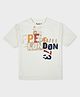 Pepe Jeans 100% Cotton Knit Half Sleeves Oversized T-Shirt with Logo Print - White