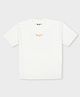 Pepe Jeans Cotton Knit Half Sleeves Oversized T-Shirt with Logo & Back Print - Antique White
