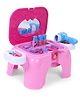 Dr.Toy 3 In 1 Beauty Set With Light And Sound - Pink