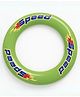 Planet of Toys Flying Rig for Outdoor Sports Games | Durable Lightweight Flying Ring for Kids & Adults | Ultimate Outdoor Fun Toy | Soft Plastic Flying Saucer for Garden & Beach - Green