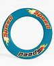 Planet of Toys Flying Ring for Outdoor Sports Games | Durable Lightweight Flying Ring for Kids & Adults | Ultimate Outdoor Fun Toy | Soft Plastic Flying Saucer for Garden & Beach - Blue
