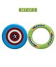 Planet Of Toys Frisbee for Outdoor Sports Games, Blue Discs & Green Ring for Kids Combo  Lightweight Plastic Throwing Disc Toy, Safe & Durable Outdoor Play Frisbee Set - Multicolor