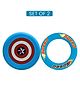 Planet Of Toys Frisbee for Outdoor Sports Games | Blue Ring Disc & Throwing Blue Disc Combo Set | Lightweight, Durable, Safe Plastic Discs for Kids Boys Girls | Garden & Beach Fun Toys - Blue