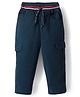 Rikidoos Solid Cargo Pants - Navy Blue