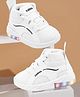 PASSION PETALS Fashion Text Designed LED Shoes - White