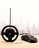 SEEDO 1:24 Scale 4-Wheel Drive  Steering Wheel Remote Controlled Road Sniper Car - Black