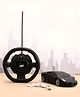 SEEDO  1:24 Scale 4-Wheel Drive | Steering Wheel Remote Controlled Road Sniper 03 RC Car - Black