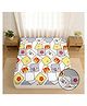 BhaiJi Bedsheets Water Proof Bedsheet For Double Bed Elastic Fitted Standard Queen Size Mattress Protector - Lion Print