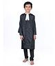 BookMyCostume Three Fourth Sleeves Lawyer Costume Set - Black