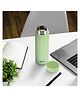 Milton Minimate 200 Thermosteel Insulated Water Bottle, 190 ml, 24 Hr Hot and Cold | Leak Proof Lid, Vacuum Insulated, for Office, Gym, School, Light Green