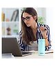 Milton Minimate 200 Thermosteel Insulated Water Bottle, 190 ml, 24 Hr Hot and Cold | Leak Proof Lid, Vacuum Insulated, for Office, Gym, School, Blue