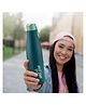 Milton Fame 800 Thermosteel Water Bottle 740 ml, 24 Hr Hot and Cold I Leak Proof Lid, Vacuum Insulated, for Office, Gym, School, Teal Blue