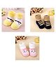 Syga Ankle Length Warm Socks Multi Design Pack of 3 - Multicolor