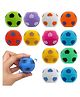 Enorme Mini Football Spinning Fidget Soccer Ball Birthday Popper Multicolor Toy for Kids- Pack of 12