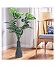 Foliyaj 18 Leaf Money Plant4 with Floor Green Base