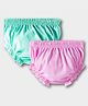 Kookie Kids Single Jersey Knit Solid Bloomers Pack of 2 - Pink & Light Green