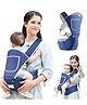 OBABY Carrier Hip Seat Adjustable, Comfortable, Lightweight, Soft Lumbar Support, Stylish Cotton with 5 Carry Positions 0 to 36 Months