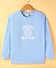 Rikidoos Full Sleeves Typography Printed Light Winter Tee - Light Blue