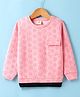 Rikidoos Full Sleeves Abstract Textured Tee - Pink