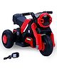Battery Operated Kids Ride On Bike- Red| Music & Lights| 3 Wheels Bike| Safe Durable| Flashing Headlight| Electric Vehicle| Long-Lasting Rechargeable Battery| Toy for Boys & Girls