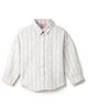 Tales & Stories Viscose Woven Full Sleeves Striped & Starfish Printed Shirt - Off White