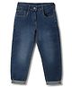 Tales & Stories Denim knit Mild Washed Jeans - Blue