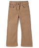 Tales & Stories Denim Knit Solid Jeans - Brown