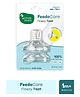Mother Sparsh FeedoCare Floezy Feeding Bottle Teat Or Nipples Pack of 2 Natural Flow-Wide Neck Teats for 1+ Month Babies | Medium Size (M)