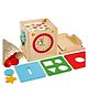 The Curious Bees - Ultimate Play Box | Montessori Toys for 624 Months Old Babies | Shape Sorter, Object Permanence, Fine Motor Skills & Sensory Toys