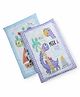 Zoe Flat Gadda Cum Diaper Changing Mat Dino & Ocean Tales - Multicolour Set of 2| Light Weight & Travel Friendly| Skin Friendly Cotton Blend| Eco-Friendly Material| Ideal Size for 0 to 6 months Babies