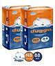 Duggu Baby Diaper Pants | Feather-Like Cotton Feel | Up to 10-Hour Absorption | Soft Elastic Waistband | Highly Absorbent | New-Born | 0-4 KG | Pack of 2 - 88 Diapers