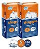Duggu Baby Diaper Pants | Feather-Like Cotton Feel | Up to 10-Hour Absorption | Soft Elastic Waistband | Highly Absorbent | Small | 4-8 KG | Pack of 2 - 156 Diapers