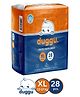 Duggu Baby Diaper Pants | Feather-Like Cotton Feel | Up to 10-Hour Absorption | Soft Elastic Waistband | Highly Absorbent | Extra Large | 12-17 KG | Pack of 1 - 28 Diapers