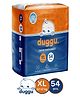 Duggu Baby Diaper Pants | Feather-Like Cotton Feel | Up to 10-Hour Absorption | Soft Elastic Waistband | Highly Absorbent | Extra Large | 12-17 KG | Pack of 1 - 54 Diapers