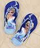 Kidsville Disney Frozen Featuring Elsa Designed Flip Flops - Navy Blue