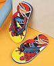 Kidsville Marvel Featuring  Spiderman Designed Flip Flops  - Yellow & Blue