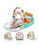 StarAndDaisy Musical Baby Convertible Playmat Or Play Gym Mat with Hanging Rattles Lights for Babies. Multi Color