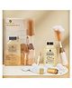 StarAndDaisy Baby Bottle Cleaning Brush Set with Silicone Bristle, 360° Cleaning Bottle Brush with 500 ml Bottle Cleaner & Long Handle, Easy to Clean Narrow & Wide Neck Bottles, Beige