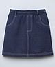 Taffykids Knit Stitch Detailed Skirt - Blue