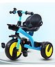 BAYBEE Trilo Baby Tricycle for Kids | Plug & Play Kids Cycle with with Safety Belt & Front and Back Storage | Kid Cycle Trikes with Eva Wheels | Baby Cycles for Kid 2 to 5 Years Boys Girls (Blue)