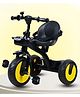 BAYBEE Trilo Baby Tricycle for Kids | Plug & Play Kids Cycle with with Safety Belt & Front and Back Storage | Kid Cycle Trikes with Eva Wheels | Baby Cycles for Kid 2 to 5 Years Boys Girls (Black)