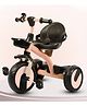 BAYBEE Trilo Baby Tricycle for Kids | Plug & Play Kids Cycle with with Safety Belt & Front and Back Storage | Kid Cycle Trikes with Eva Wheels | Baby Cycles for Kid 2 to 5 Years Boys Girls (Beige)