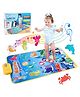 YAMAMA Baby Toddler Mat, Marine Organism Theme Baby Musical Play Mat Toys With 9 Piano Keys, 8 Marine Life Keys, Music, Touch And Learn Early Educational Animal Touch Mat For Kids - Multicolor