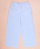 Kiddopanti Cotton Woven Solid Pyjama Set - White